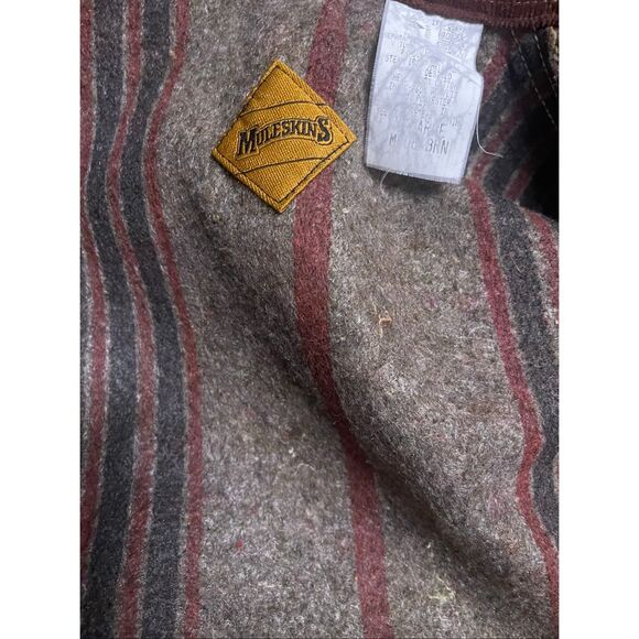 Vintage sz XL Carhartt Blanket Lined Jacket Corduroy Collar Muleskin 80’s - Picture 4 of 16